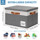 6 Pack Fabric Storage Bins with Lid