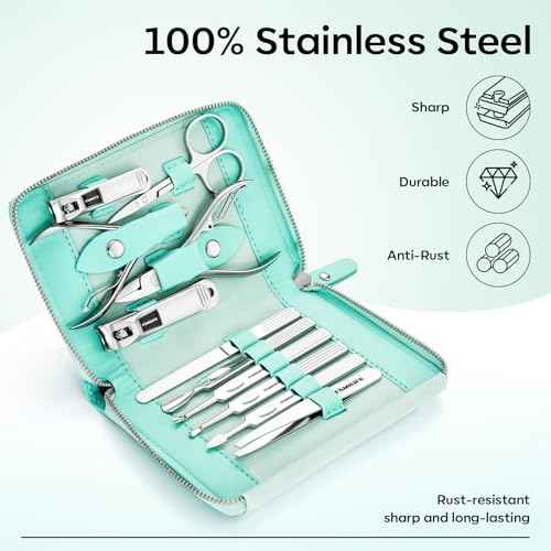 Stainless Steel Manicure Set 11 (11 Count)