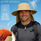 UPF 50+ Wide Brim Sun Hat with Neck Flap