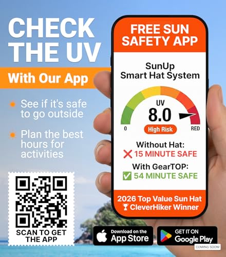 Safari Hat for Men Sun Hats for Women UV Protection UPF 50+ Fishing