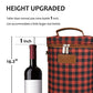 2 Bottle Insulated Wine Tote Carrier Bag