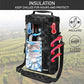 Insulated 2 Bottle Wine Bag Tote Leakproof Carrier Cooler Gift