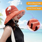 Women Summer Wide Brim Sun Hat Bucket Fishing Hats UV Protection