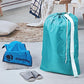 2 Pack XL Nylon Laundry Bag with Strap (2 Count)