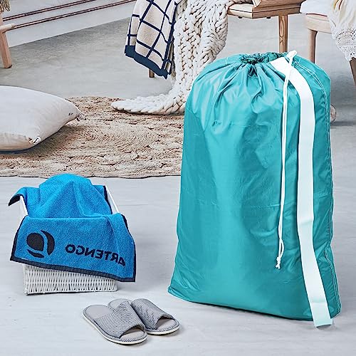2 Pack XL Nylon Laundry Bag with Strap (2 Count)