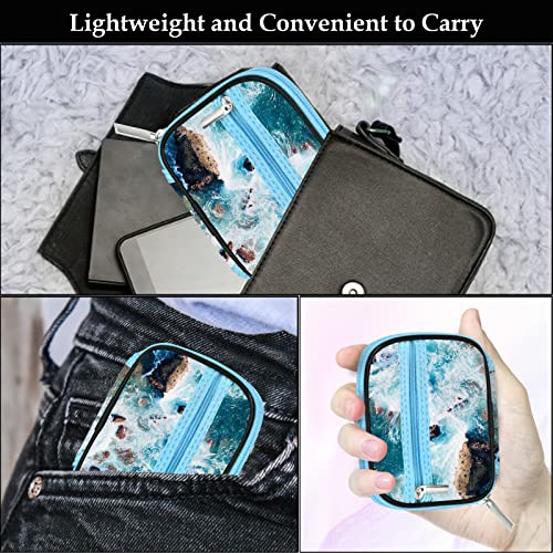 Weekly Travel Pill Organizer Pill Case for Purse with Removable 7 Day Pill Box (2 Count)