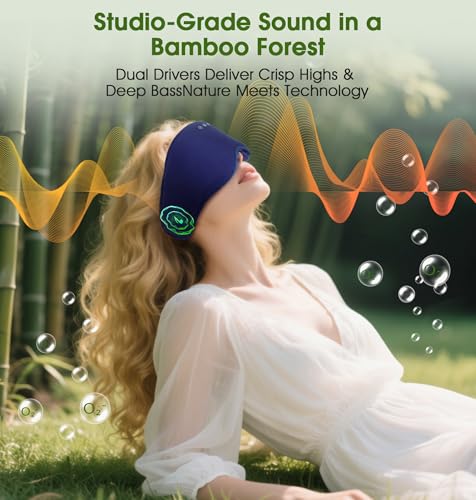 Bamboo Cotton Bluetooth Sleep Mask