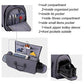 2-in-1 Canvas Garment Duffle Travel Bag with Shoulder Strap,Grey