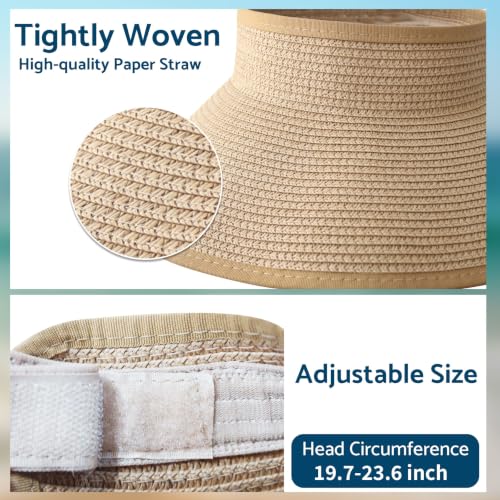 Sun Hats for Women Wide Brim Roll