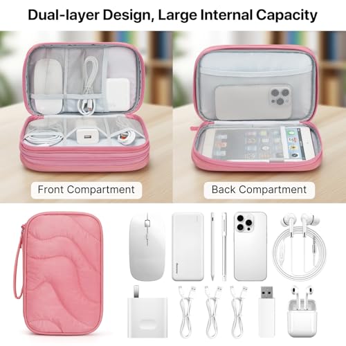 Tech Pouch Lightweight Electronics Organizer Travel Case