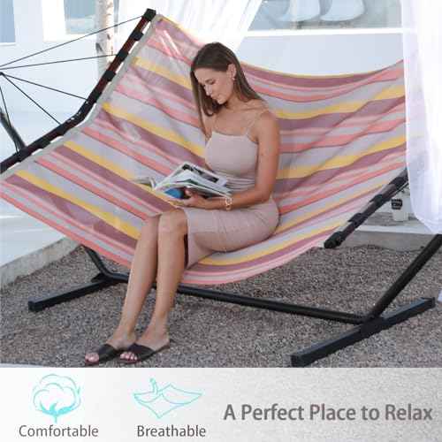 12FT 2 Person Hammock V Shaped Spreader Bar
