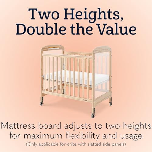 Serenity Compact Mirrorview Fixed Side Daycare Crib