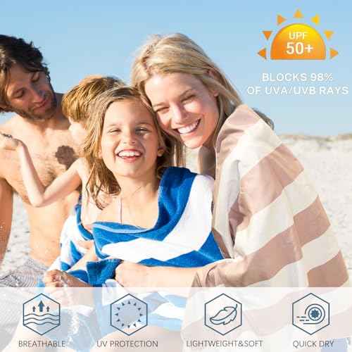 2 Pack Microfiber Beach Towel
