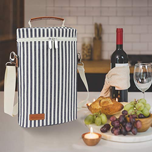 2 Bottle Wine Tote Carrier (2 Count)