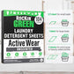 Active Wear Laundry Detergent Sheets Unscented 104 Loads (104 Count)