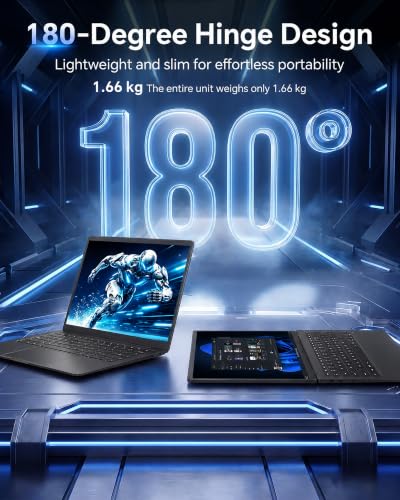 15.6'' AI Laptop with Office 365 12GB RAM 256GB SSD Win 11 Laptops