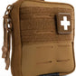 MY MEDIC Everyday Carry First Aid Kit - Emergency Survival Essentials, Medical Supplies & Accessories Bag for Travel Car, Home, Boat, Camper or Backpack - Coyote