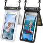 IPX8 Double Space Waterproof Phone Pouch up to 8.5" (2 Count)