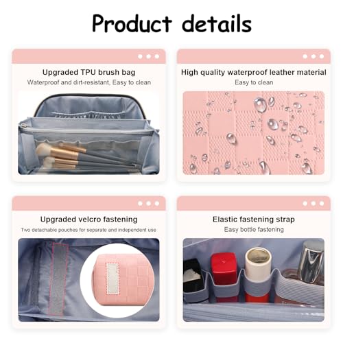 Travel Makeup Bag Organizer