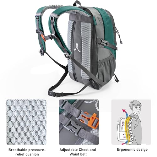20L Hiking Backpack Water Resistant Outdoor Day Pack