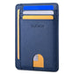 Slim Minimalist Front Pocket RFID Blocking Leather Wallets for Men and Women