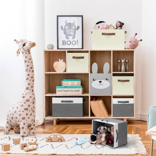 Large Storage Baskets for Shelves 6 Pack