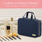 Hanging Travel Toiletry Bag Women Men Essentials Navy Blue