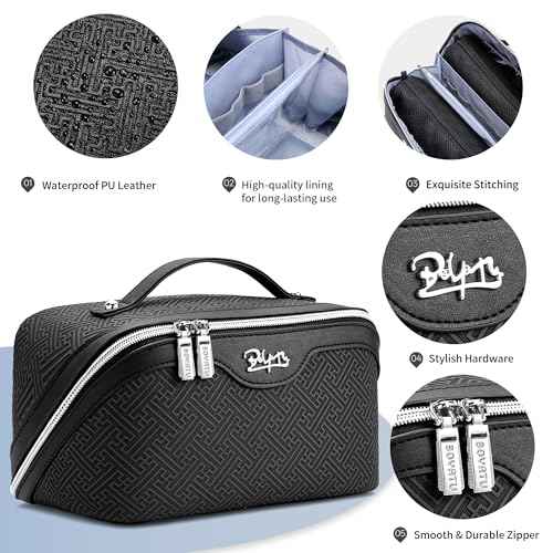 Travel Makeup Bags for Women (3 Count)