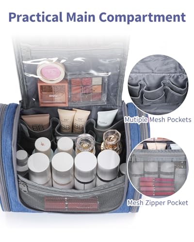 Hanging Toiletry Bag for Women Travel Makeup Bag Organizer Toiletries Bag Men for Cosmetics Essentials Accessories