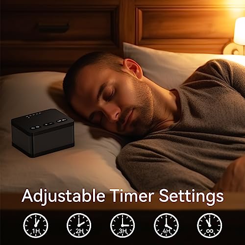 Sound Machine White Noise Machine with 30 Natural Soothing Sounds 32 Levels Volume 5 Timers Memory Function Effectively Blocks Noise Ideal Sleep Machine Brown Noise for Baby Kids Adults Home