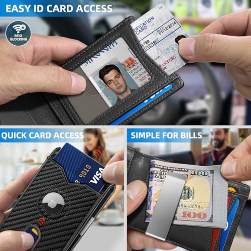Airtag Wallet for Men (11 Count)