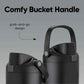 Owala FreeSip Sway Insulated Stainless Steel Water Bottle with Two-Way Spout, Built-In Straw and Bucket Handle, Made for Travel, School, and Sports, 30oz, BPA Free, Leak Proof, Very, Very Dark