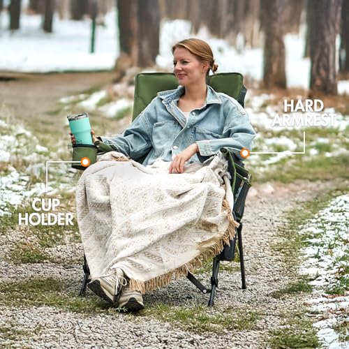 400 LBs Heavy Duty Camping Chairs for Adults