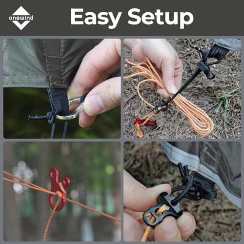 Camping Hammock with Rain Fly and Bug Net Portable Lightweight 11ft Double Hammock with 12ft Ultralight Silnylon Tarp and Mosquito Net Ridgeline 12Ft Tree Straps for Camping Hiking Backpacking