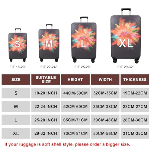 Travel Luggage Cover Suitcase Cover Protector Skins 18