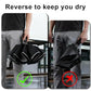 Windproof Portable Folding Inverted Umbrella with LED