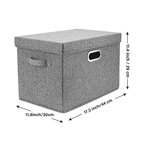 Large Storage Bins with Lids (3 Count)