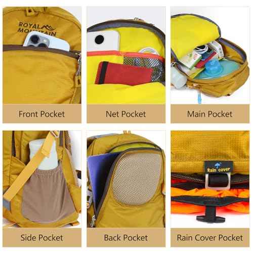 Small Hiking Backpack With Rain