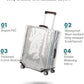 0.4mm Thick Transparent PVC Luggage Protector Cover Set, Waterproof TSA Approved Luggage Covers for Suitcase, Clear Suitcase Covers for 19-29 Inch Spinner Luggage