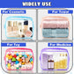 4Pack Clear Makeup Bags Waterproof Organizer Bags with Zipper Transparent Travel Cosmetic Bag TSA Approved Toiletry Bag Pouch Case for Vacation Airport Airline Compliant (4 Count)