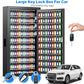 250 Keys Key Lock Box Wall Mount with Additional 24 Side Hooks and Key Tags