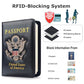 Premium Passport Holder for Travel RFID Blocking Passport Cover Slim