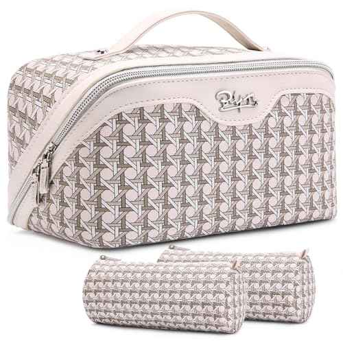 Travel Makeup Bag Cosmetic Bags for Women (3 Count)