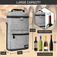 Insulated 2 Bottle Wine Bag Tote Leakproof Carrier Cooler Gift