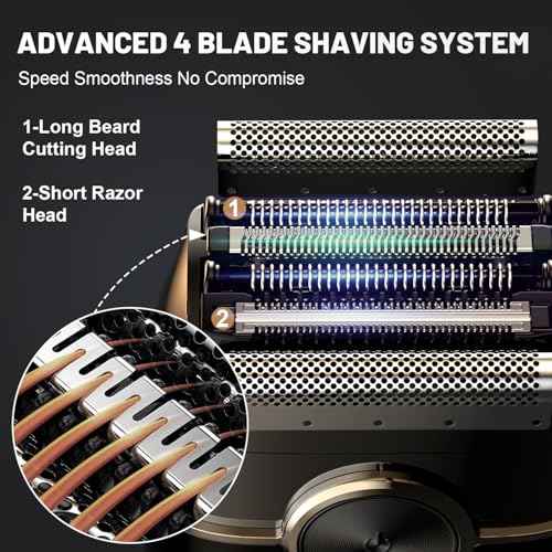Rechargeable Electric Razor for Men