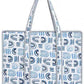 100% Cotton Quilted Tote Bag For Women