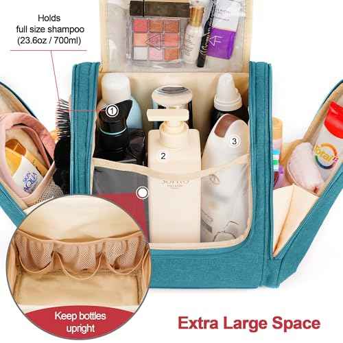 Travel Hanging Toiletry Bag for Women and Men