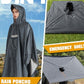 Hooded Rain Poncho for Adult Waterproof Lightweight Raincoat