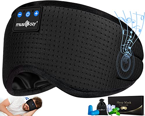 Sleep Headphones Bluetooth 5.4 Sleep Mask with HD Sound