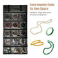Travel Jewelry Roll Bag Portable Organizer Pouch With Grids&PVC Cover Storage Bags for Necklace